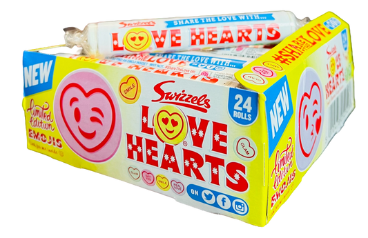 Swizzels Giant Love Heart Emoji’s (39g)(V)