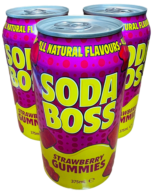 Soda Boss Strawberry Gummies (375ml)