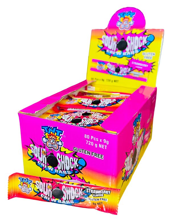 TNT Sour Shocks Strawberry (9g)(GF) – Tempting Sweets