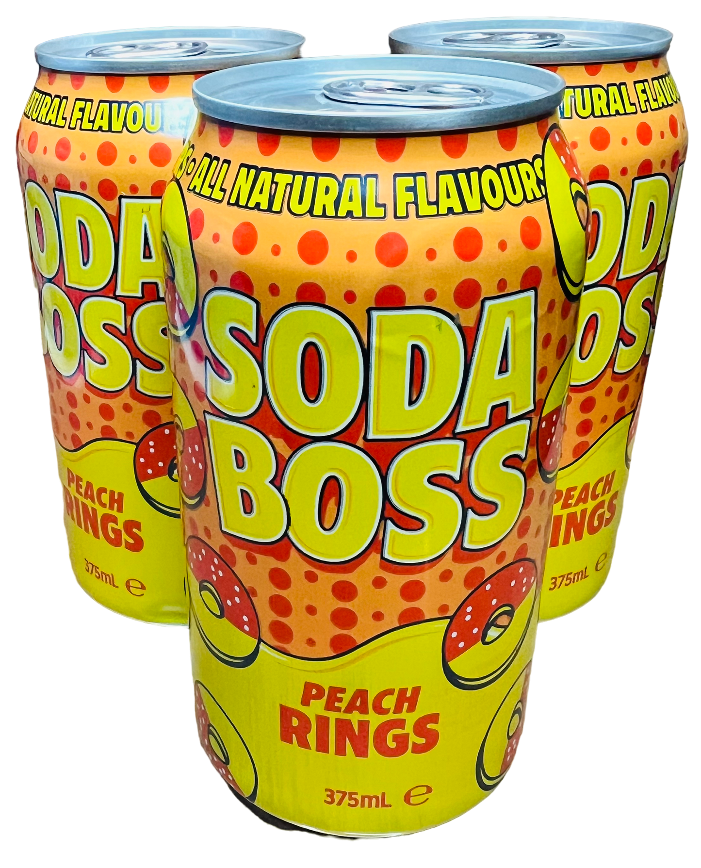 Soda Boss Peach Rings (375ml)