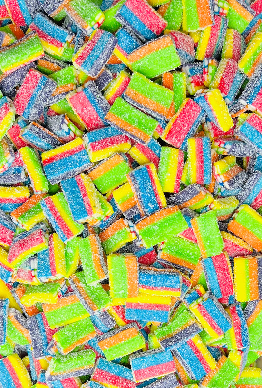 Sour Rainbow Bricks