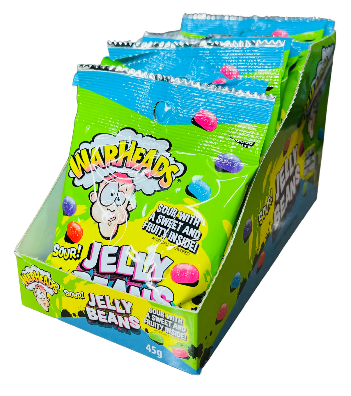 Warheads Sour Jelly Beans (45g) – Tempting Sweets