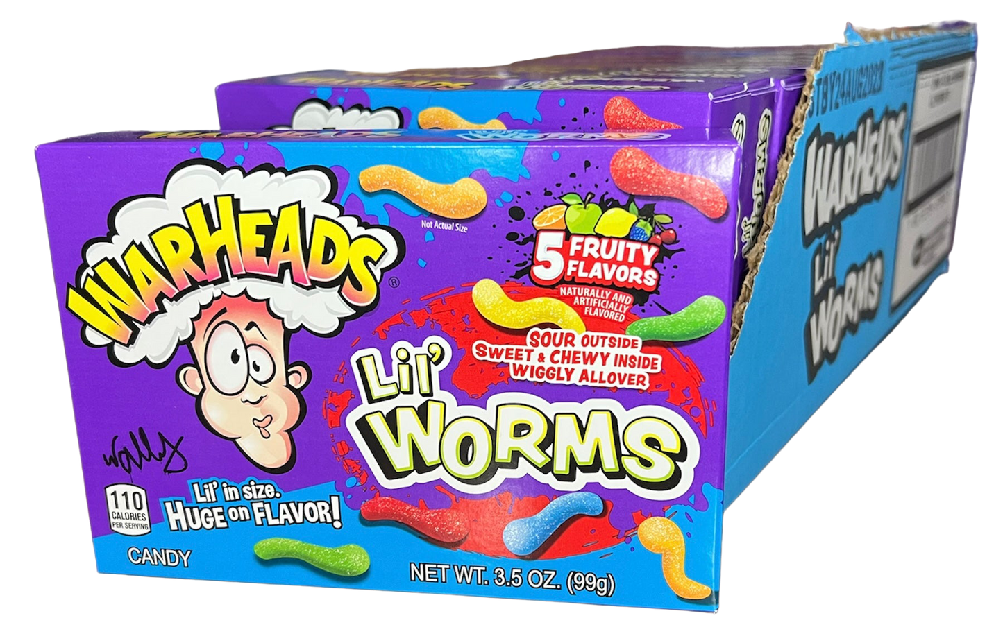 Warheads Lil Worms (99g) – Tempting Sweets