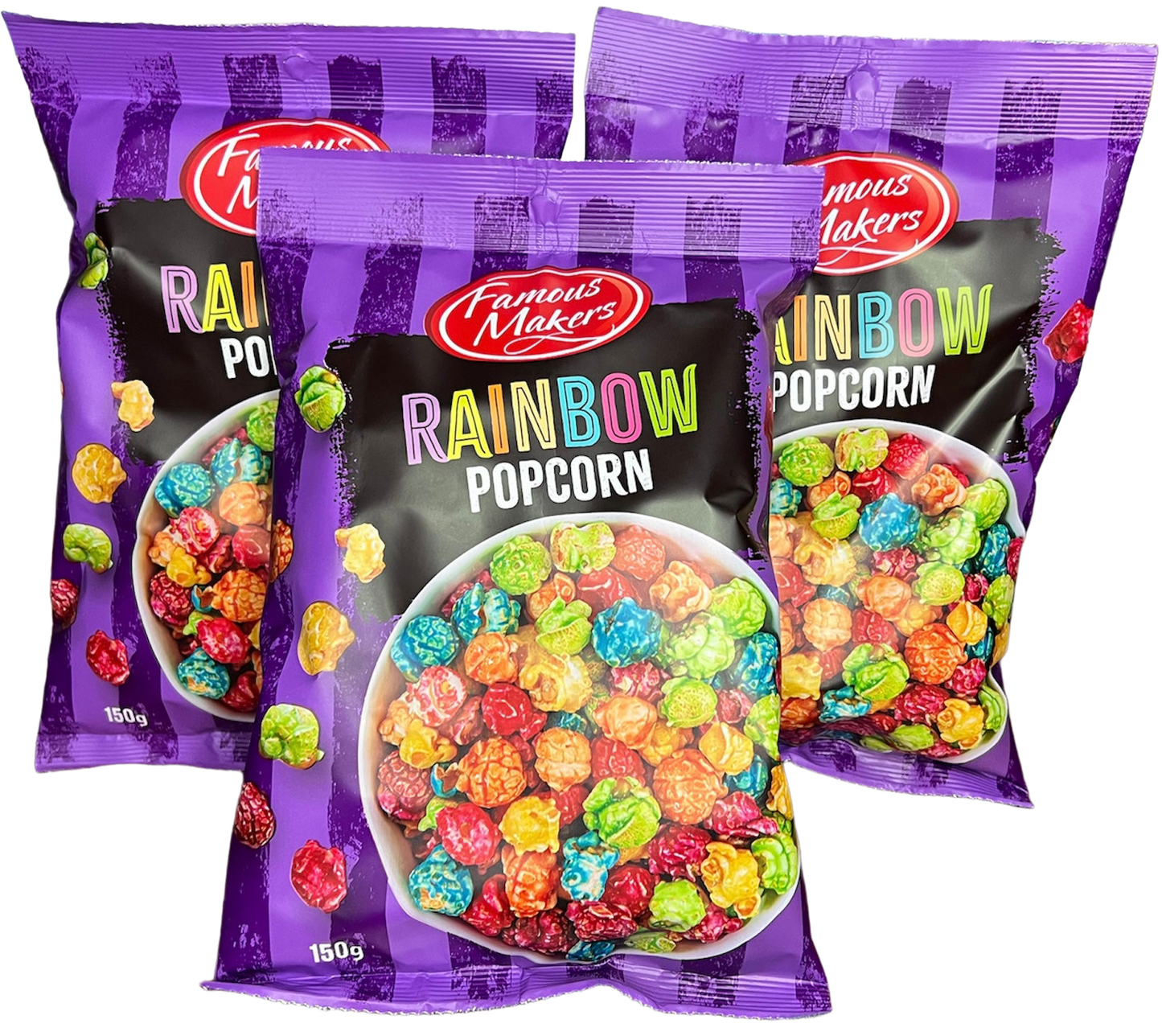Famous Makers Rainbow Popcorn (125g)