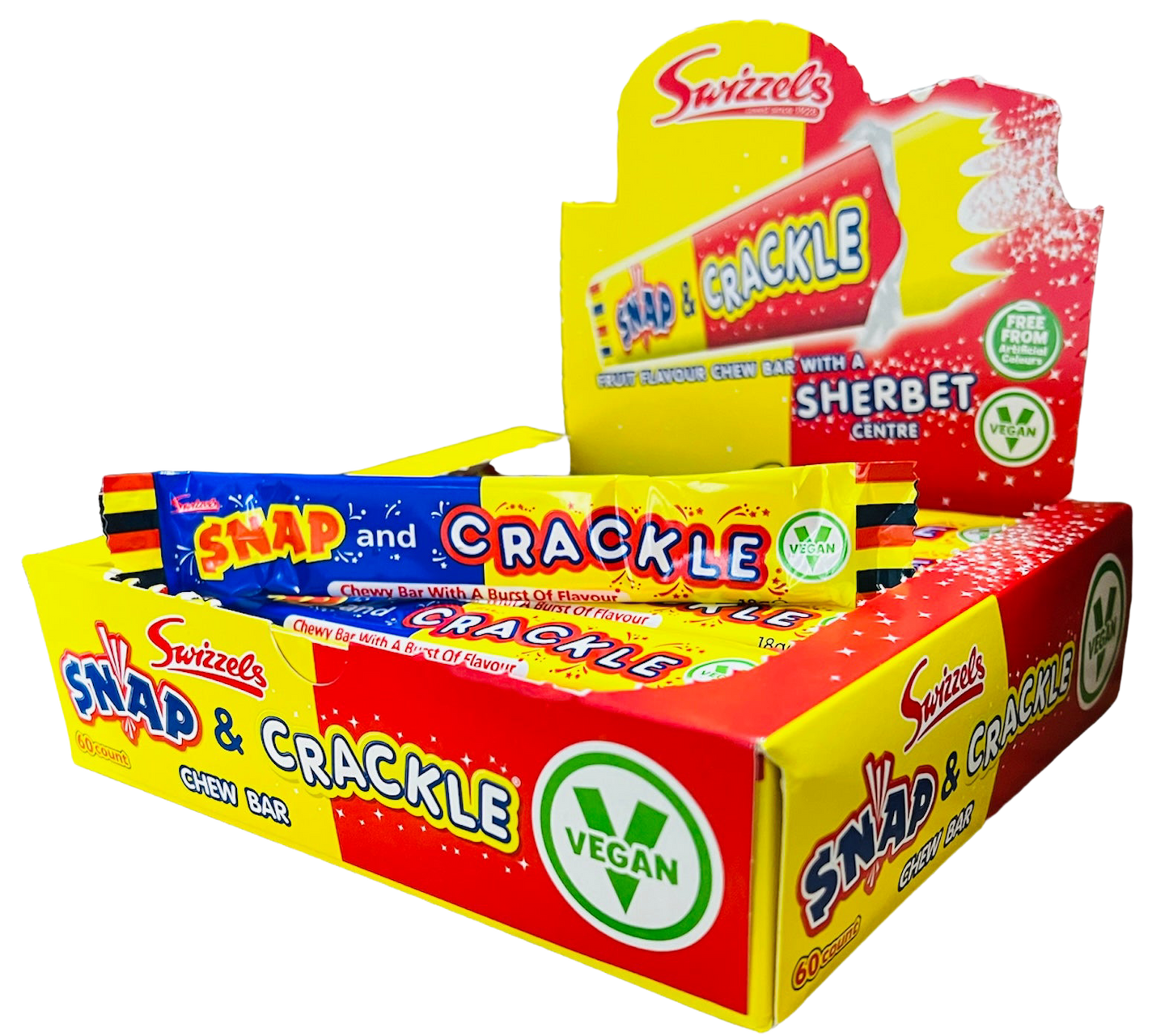 Swizzels Snap & Crackle Chew Bars (18g)