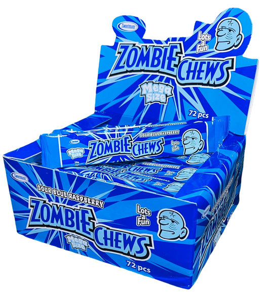 Zombie Chews Sour Blue Raspberry (28g)