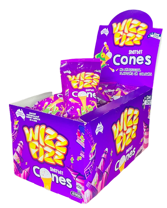 Wizz Fizz Sherbert Cones (14g)